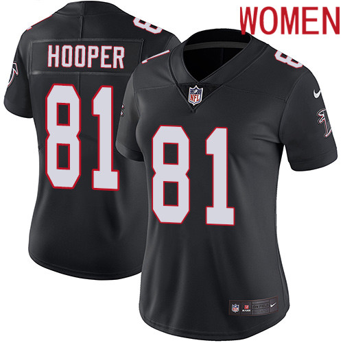 2019 Women Atlanta Falcons #81 Hooper black Nike Vapor Untouchable Limited NFL Jersey